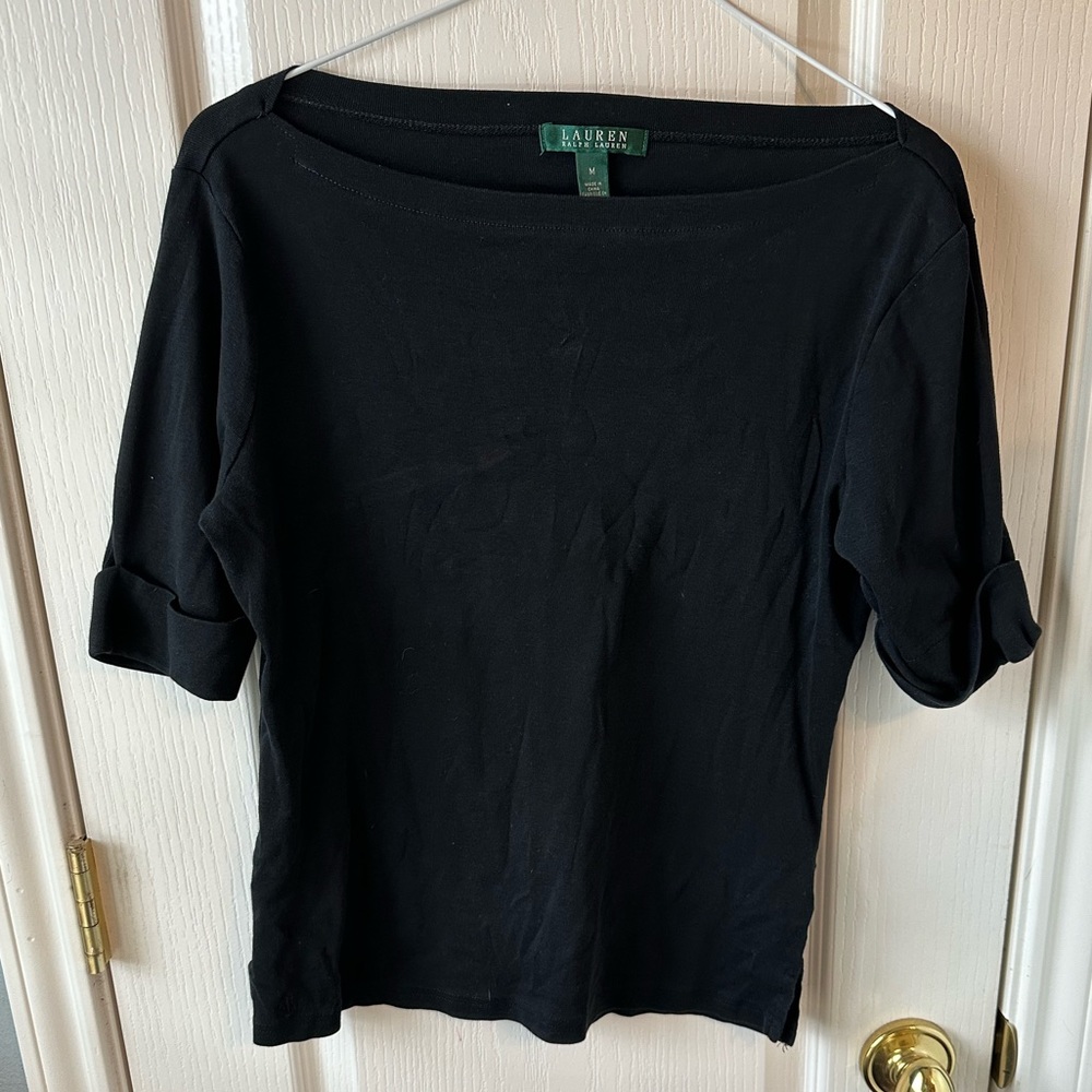 Ralph Lauren Stretch Boatneck Top